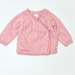 Pink cross-over cardigan - Size 00