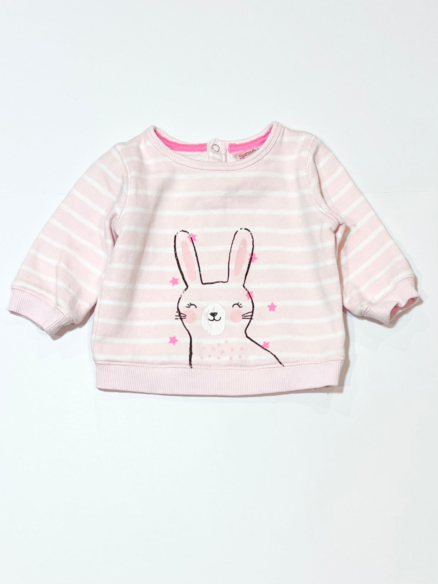 Pink bunny sweater - Size 00