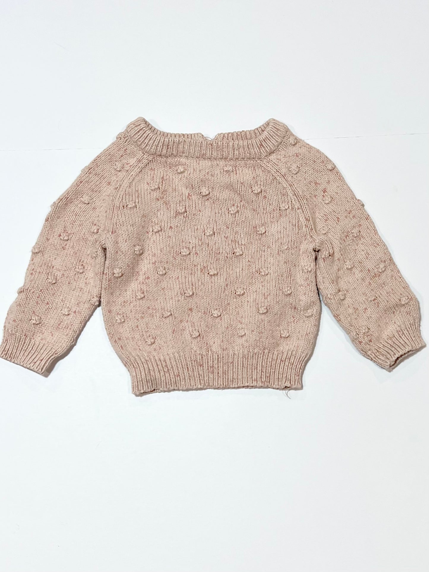 Dusty pink knit jumper - Size 00