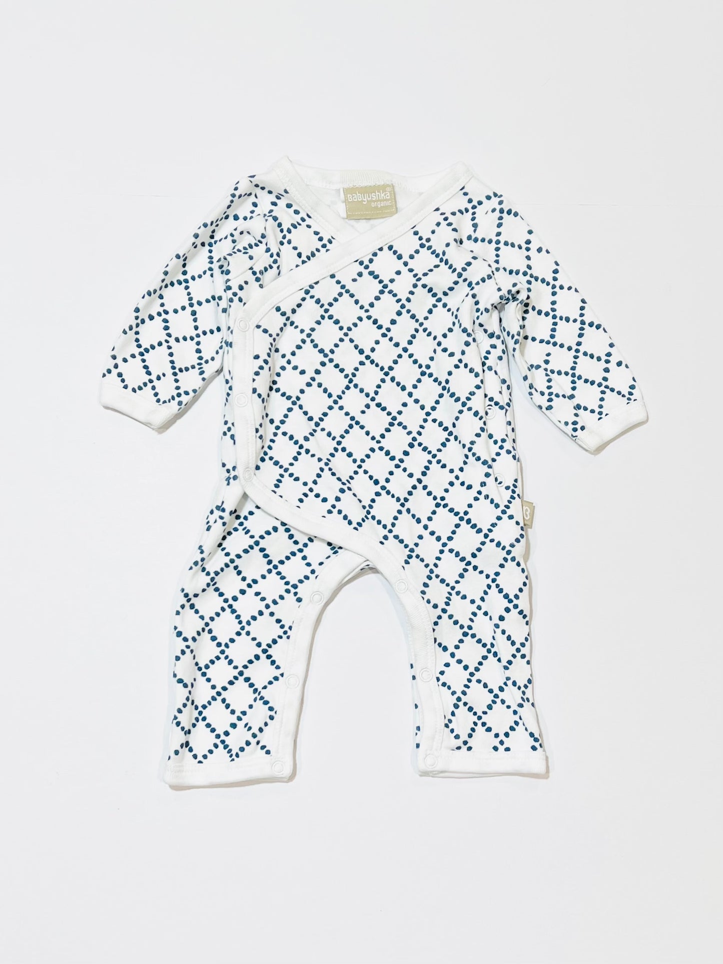 Blue spot onesie - Size 0000