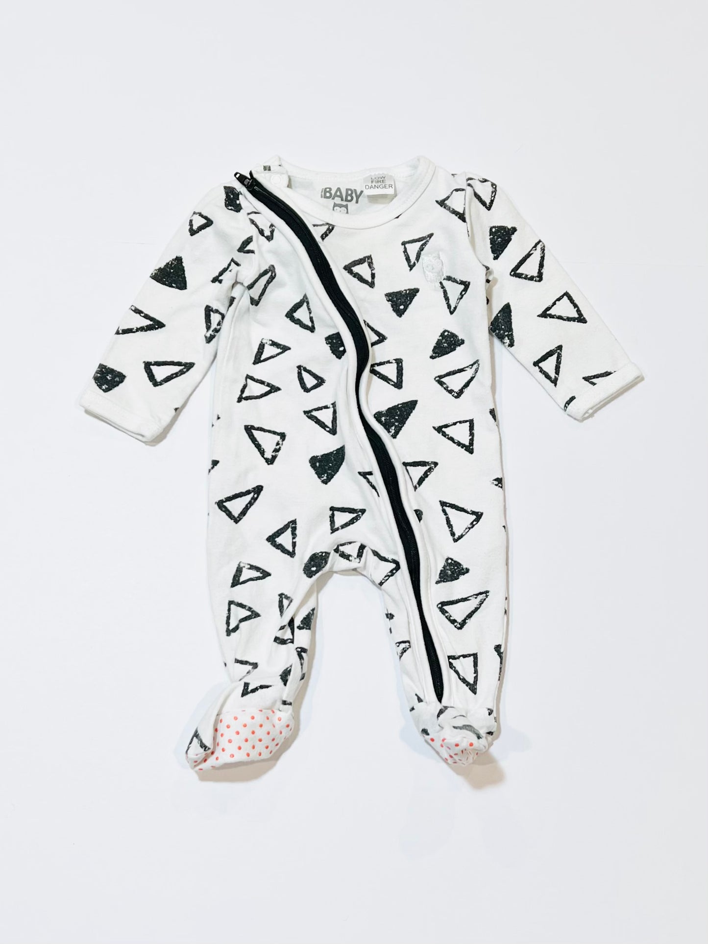 Triangles zip onesie - Size 0000