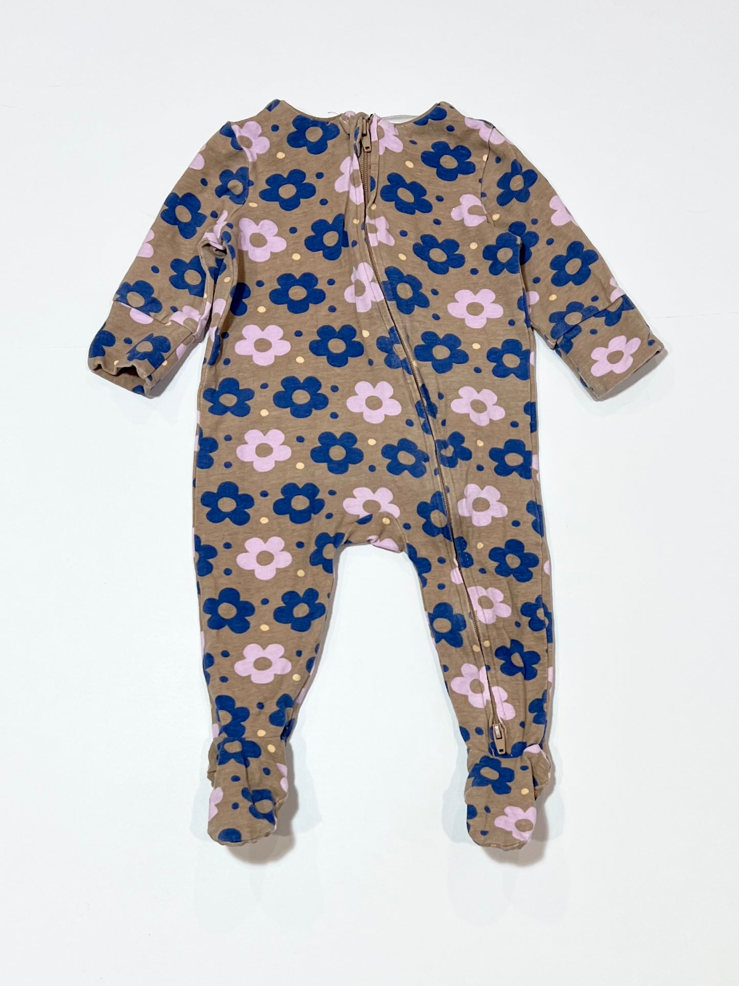 Floral zip onesie - Size 00