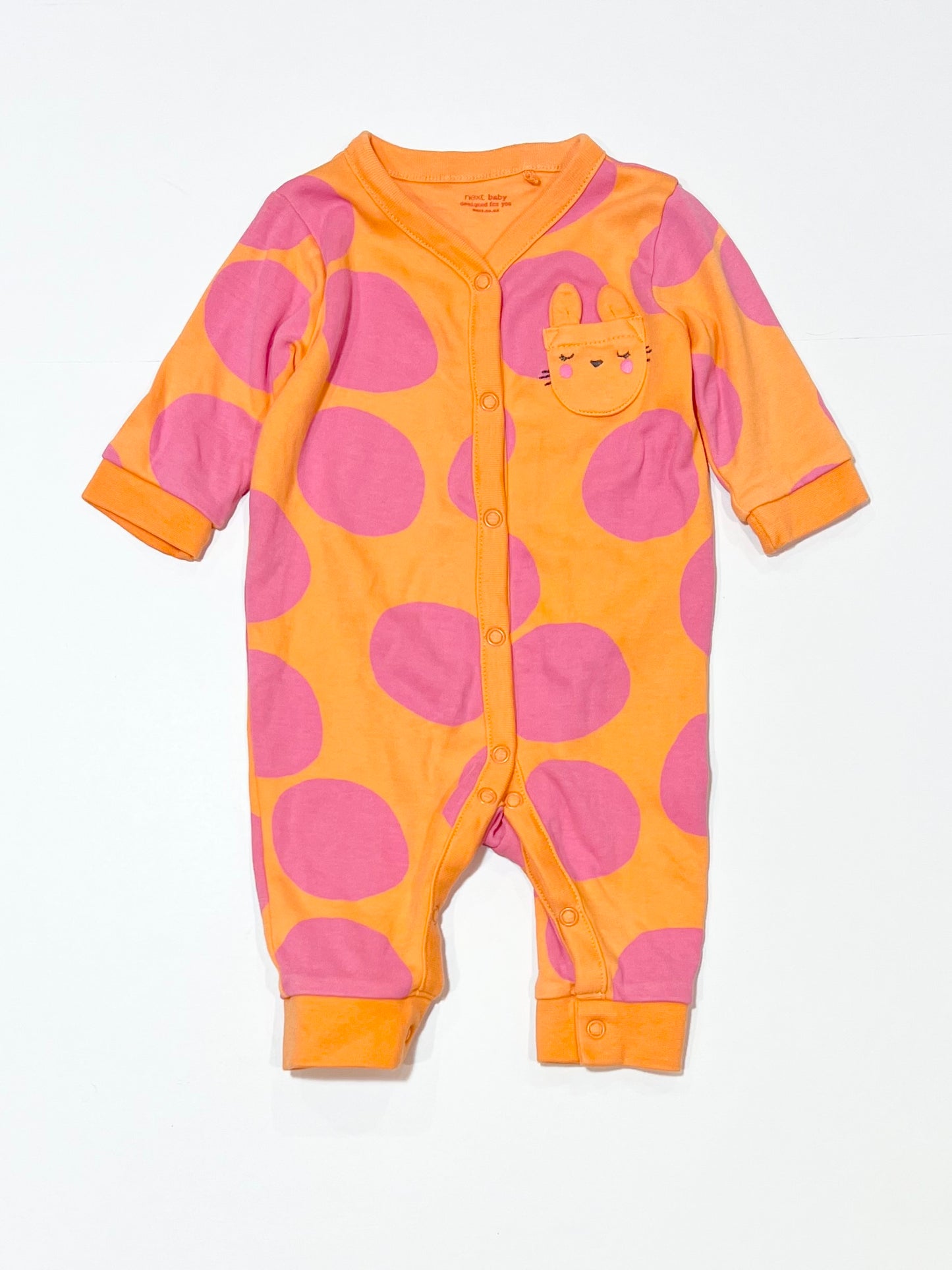 Orange spot onesie - Size 00