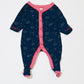 Navy clouds onesie - Size 0000