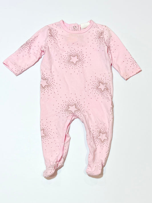 Pink stars onesie - Size 00