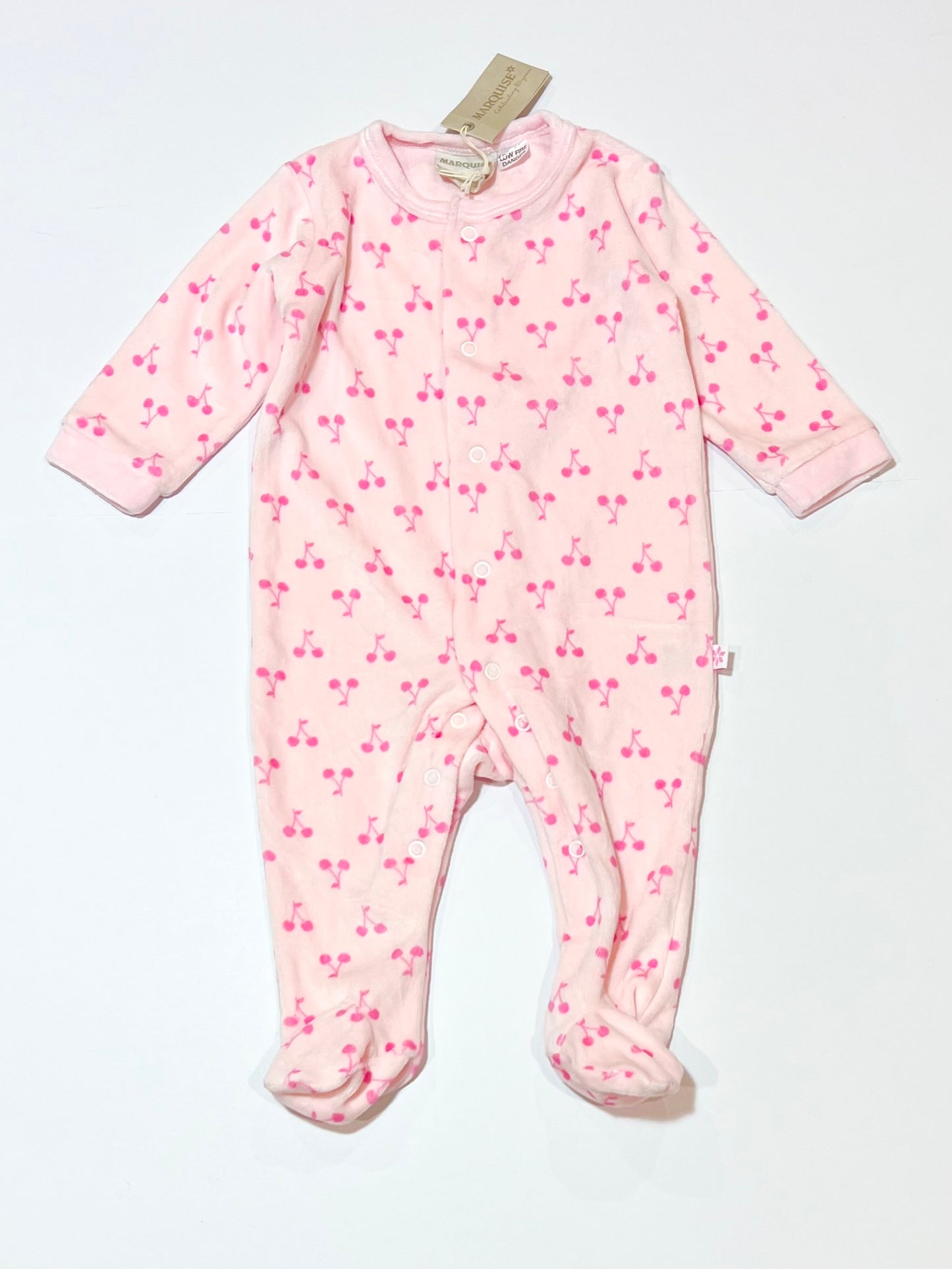 Cherries velour onesie brand new - Size 00
