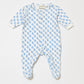 Blue monkey onesie - Size 0000