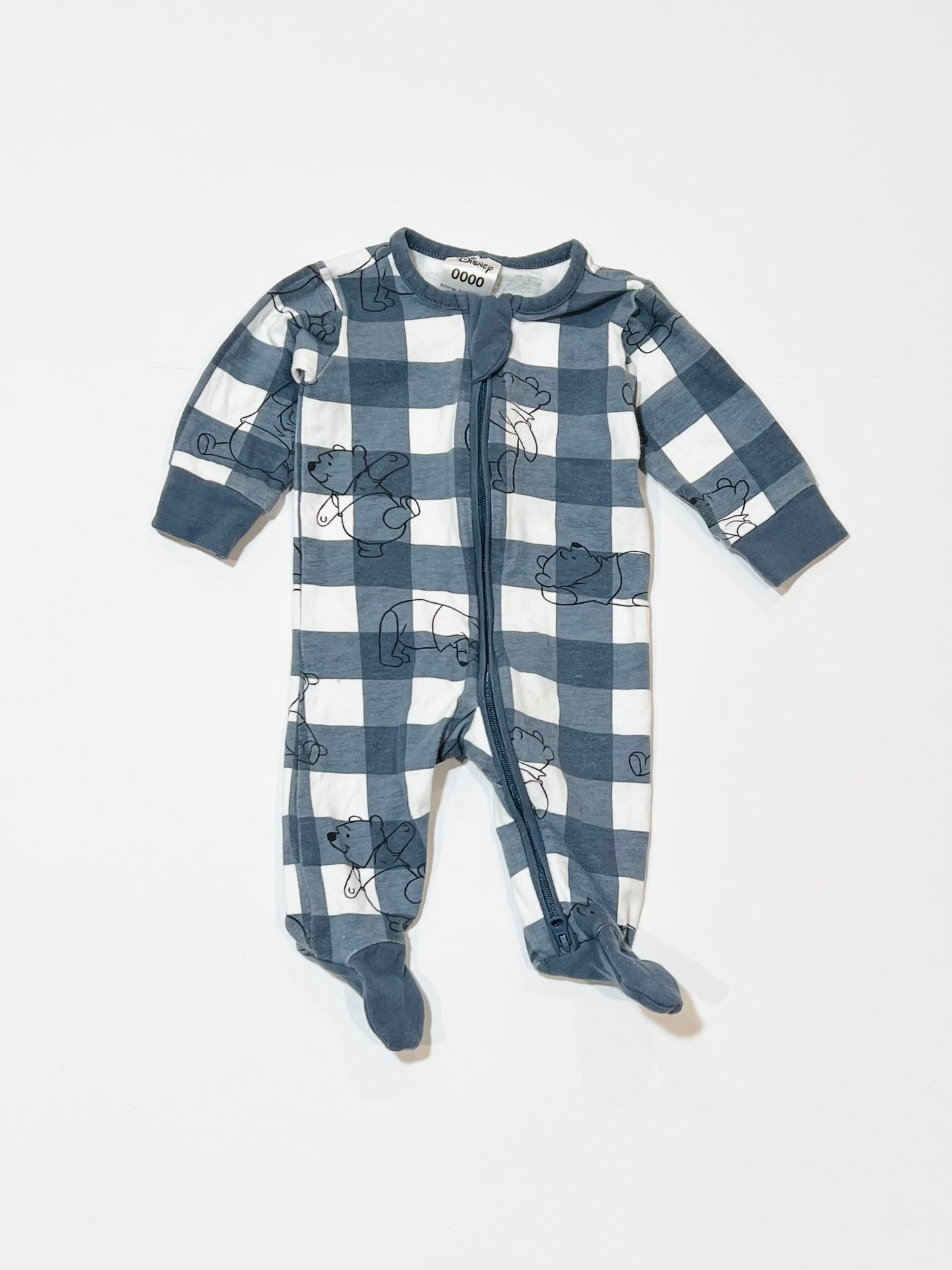 Winniw the Pooh zip onesie - Size 0000