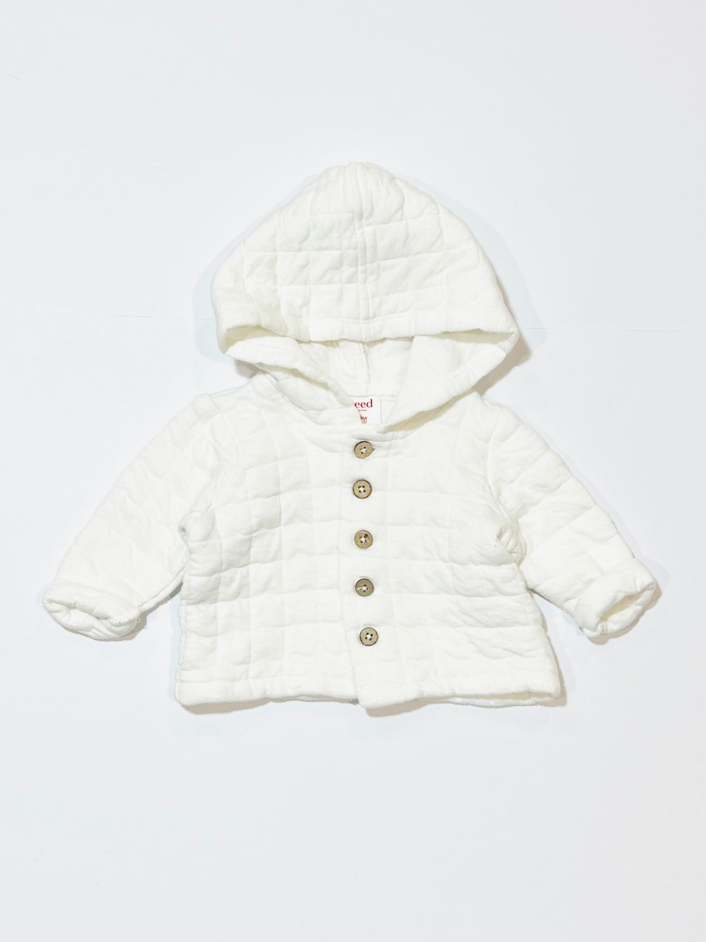 White quilted jacket - Size 0000
