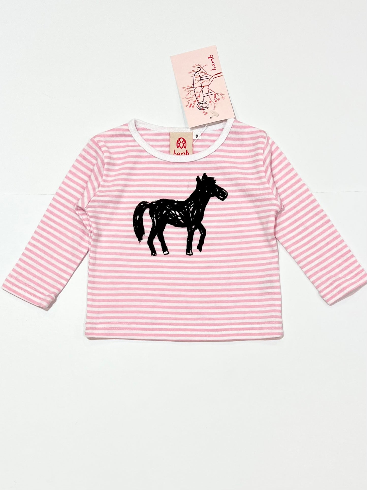 Striped horse top brand new - Size 0