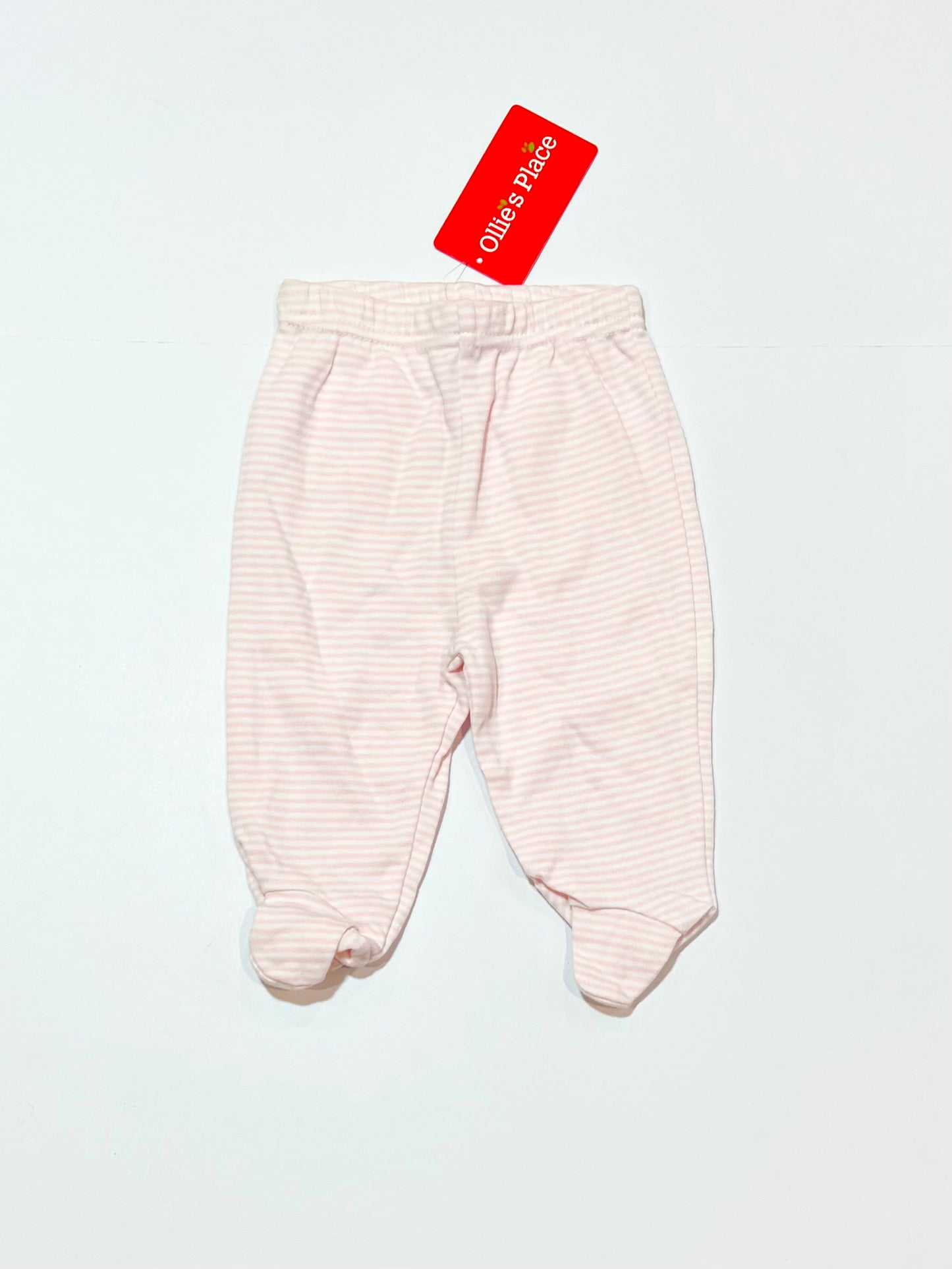 Striped footed pants brand new - Size 000