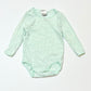 Green lace trim bodysuit - Size 000