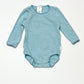 Blue lace trim bodysuit - Size 000