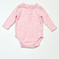 Pink ribbed bodysuit - Size 000