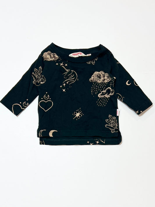 Black unicorn top - Size 000