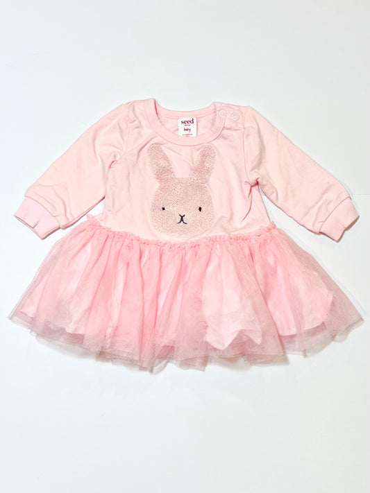 Pink bunny tutu dress - Size 000