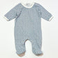 Blue floral onesie - Size 000