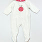 Velour apple onesie - Size 000