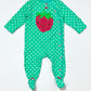 Green strawberry onesie - Size 000