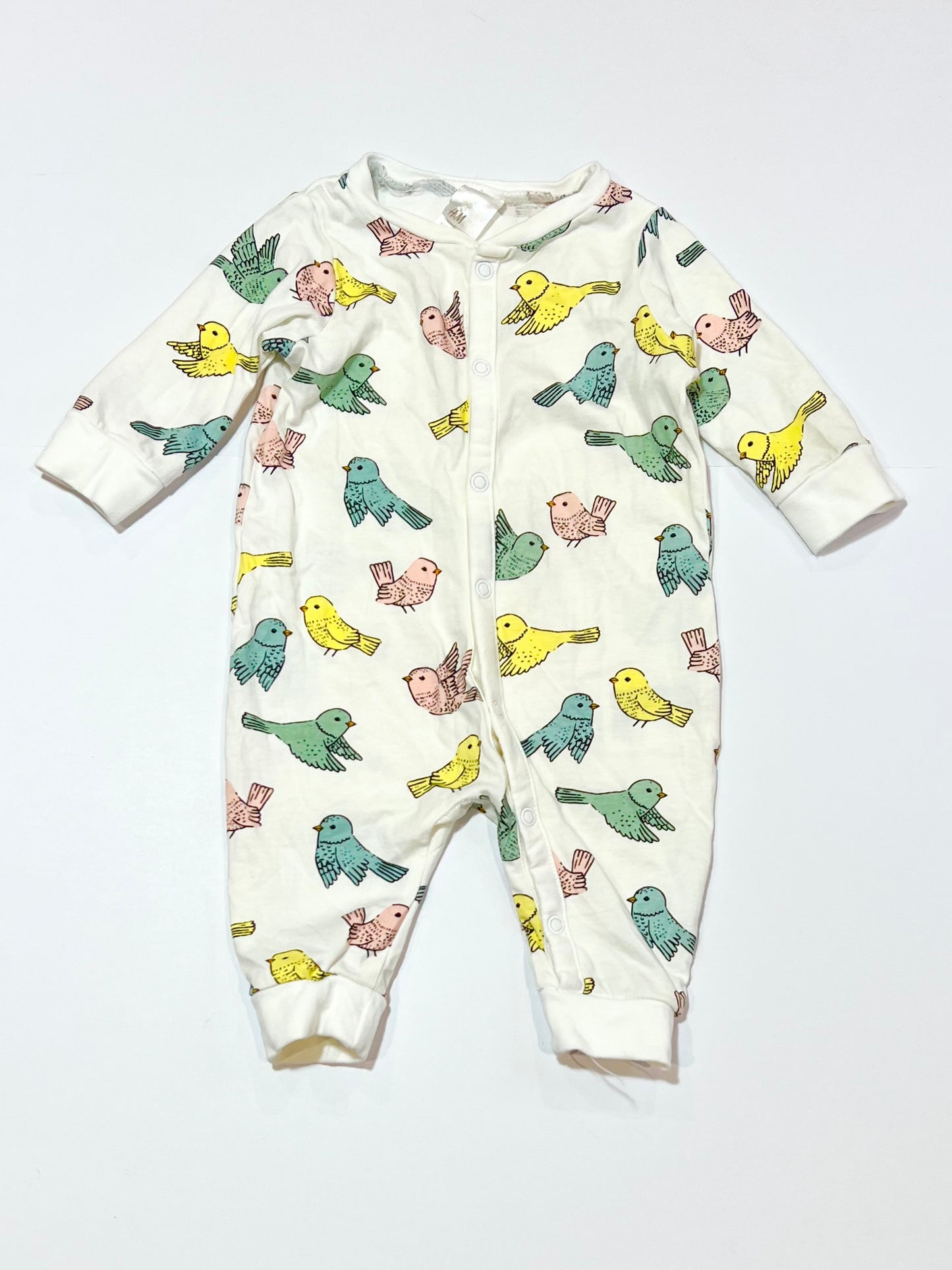 Birds onesie - Size 1-2 months