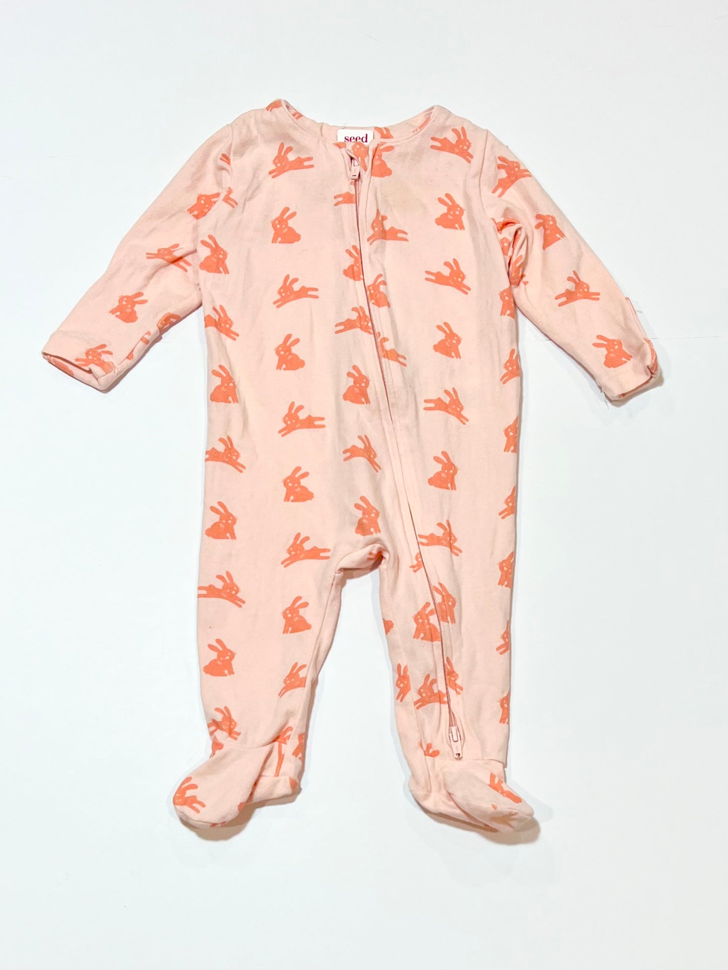 Bunny zip onesie - Size 000