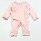 Pink ribbed onesie - Size 0000