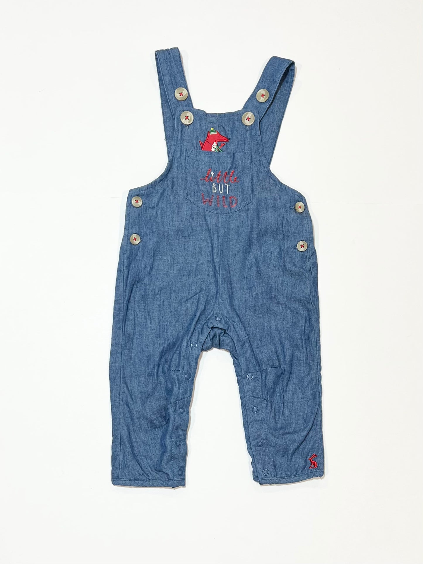 Blue chambray overalls - Size 00