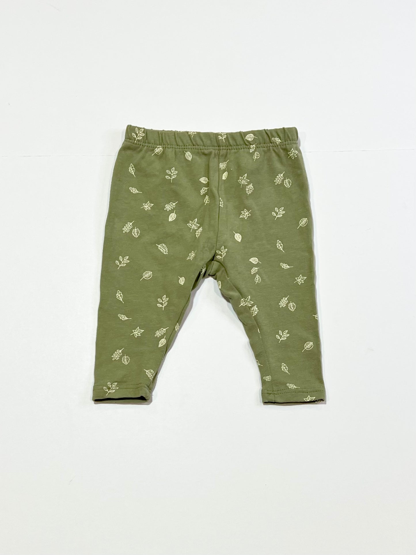Green leafy leggings - Size 0000