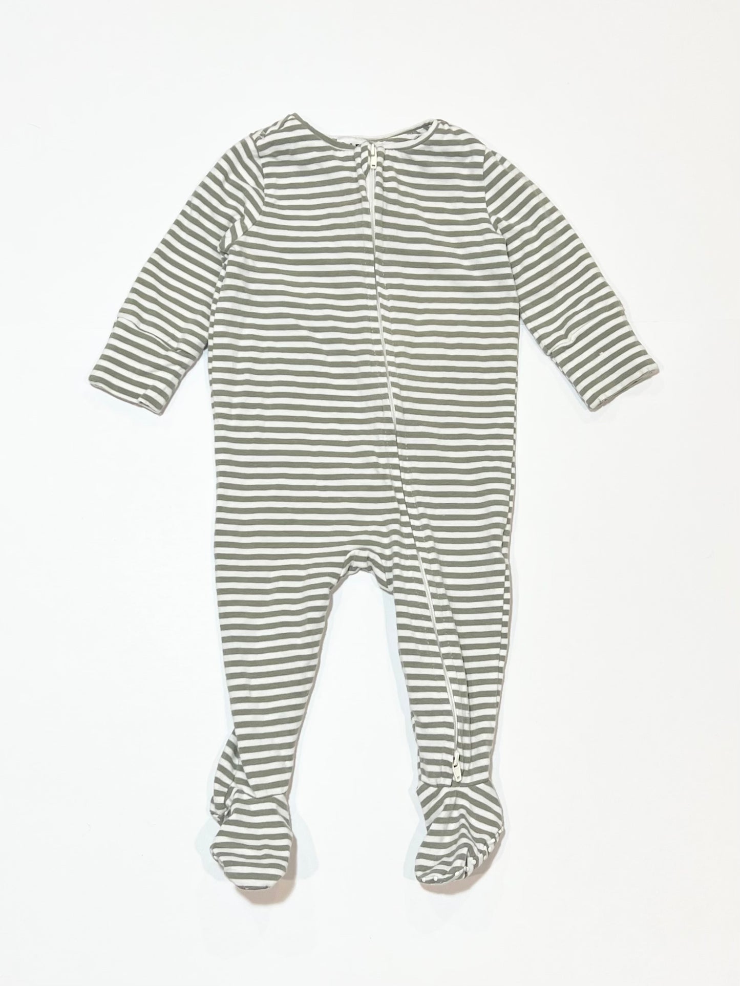 Striped zip onesie - Size 00