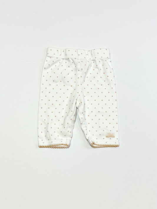 White spotty pants - Size 0000