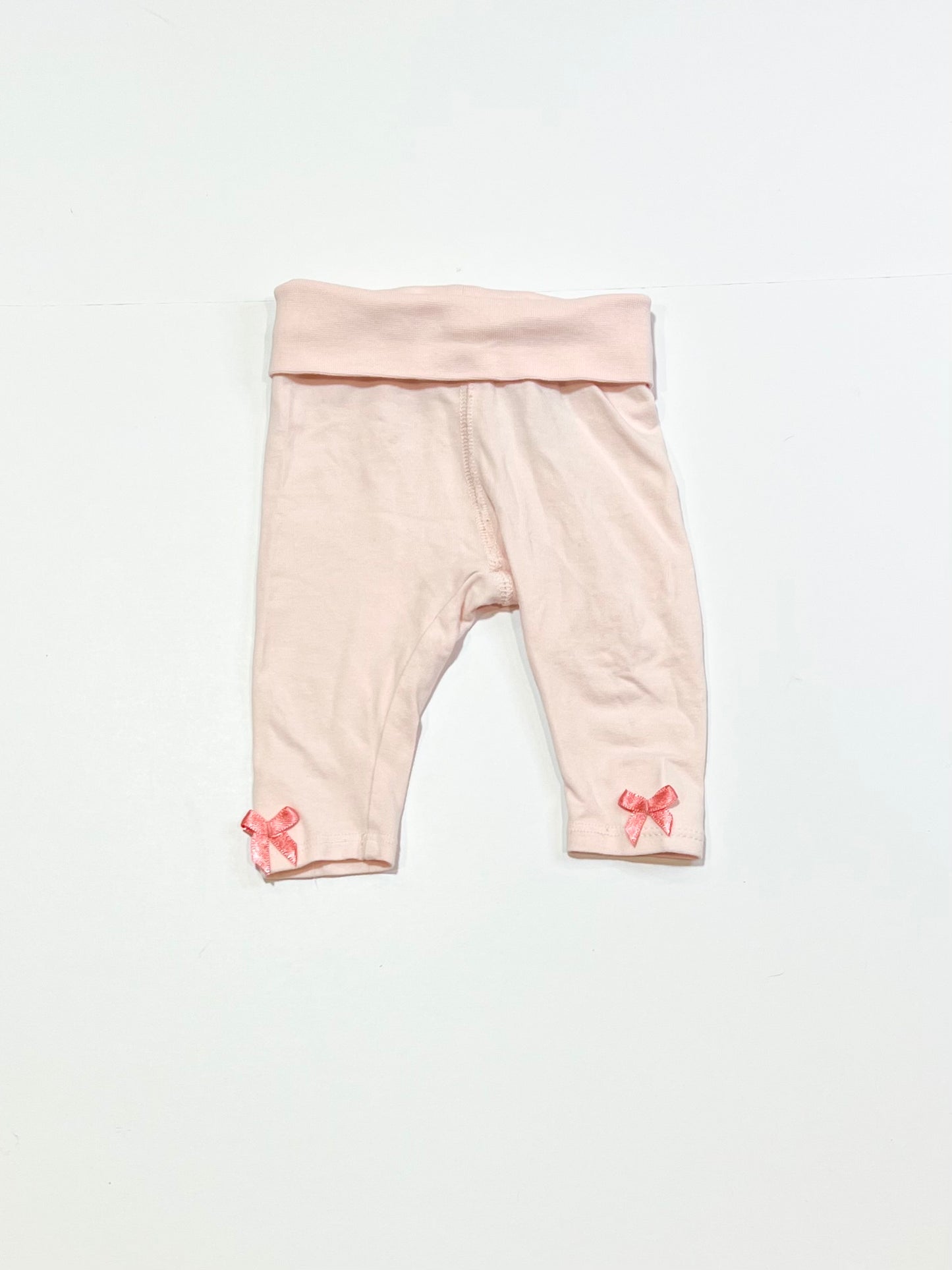 Pink bow pants - Size 0000
