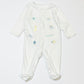 White velour onesie - Size 00