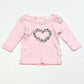 Pink heart top - Size 0000