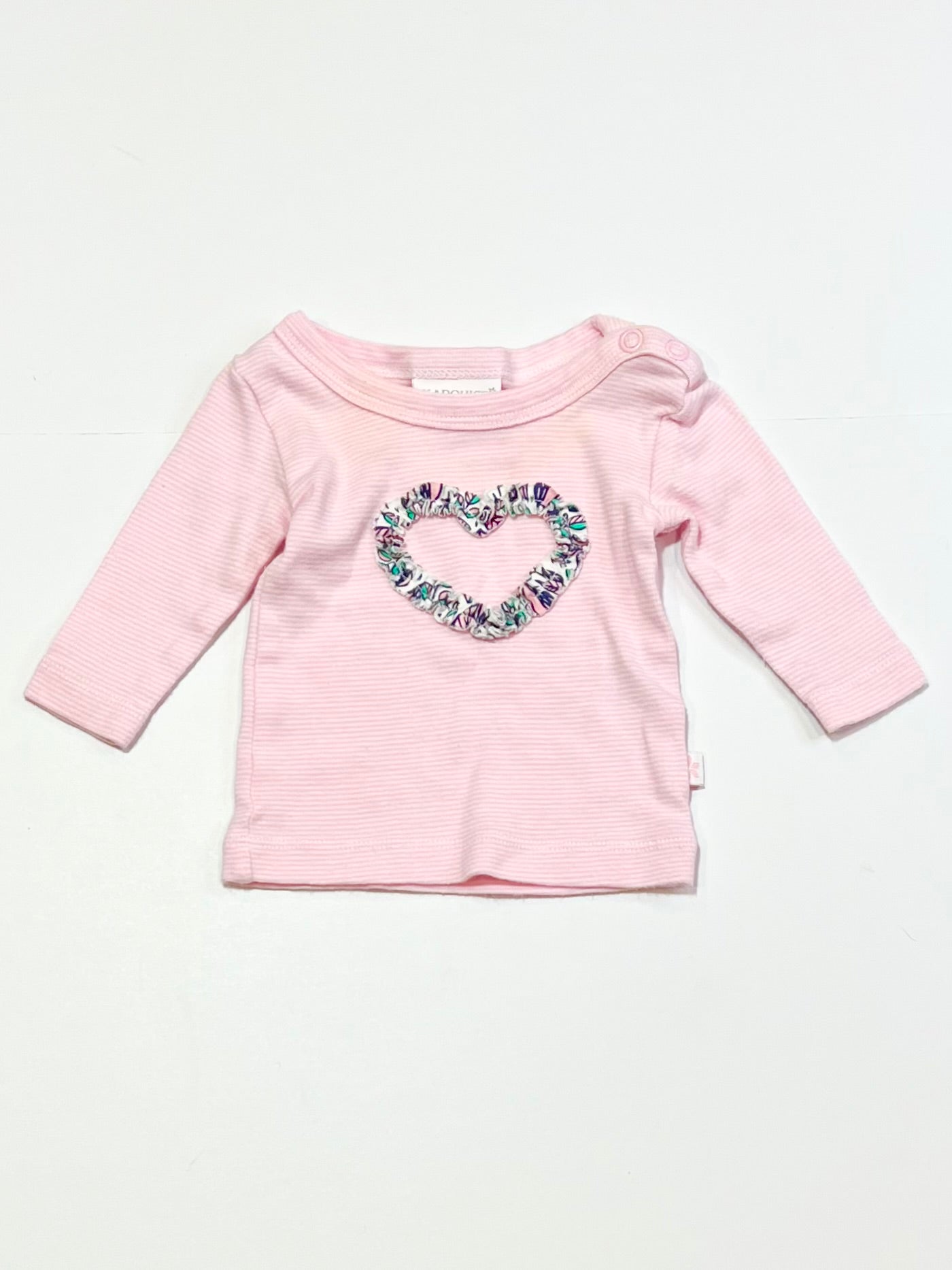 Pink heart top - Size 0000