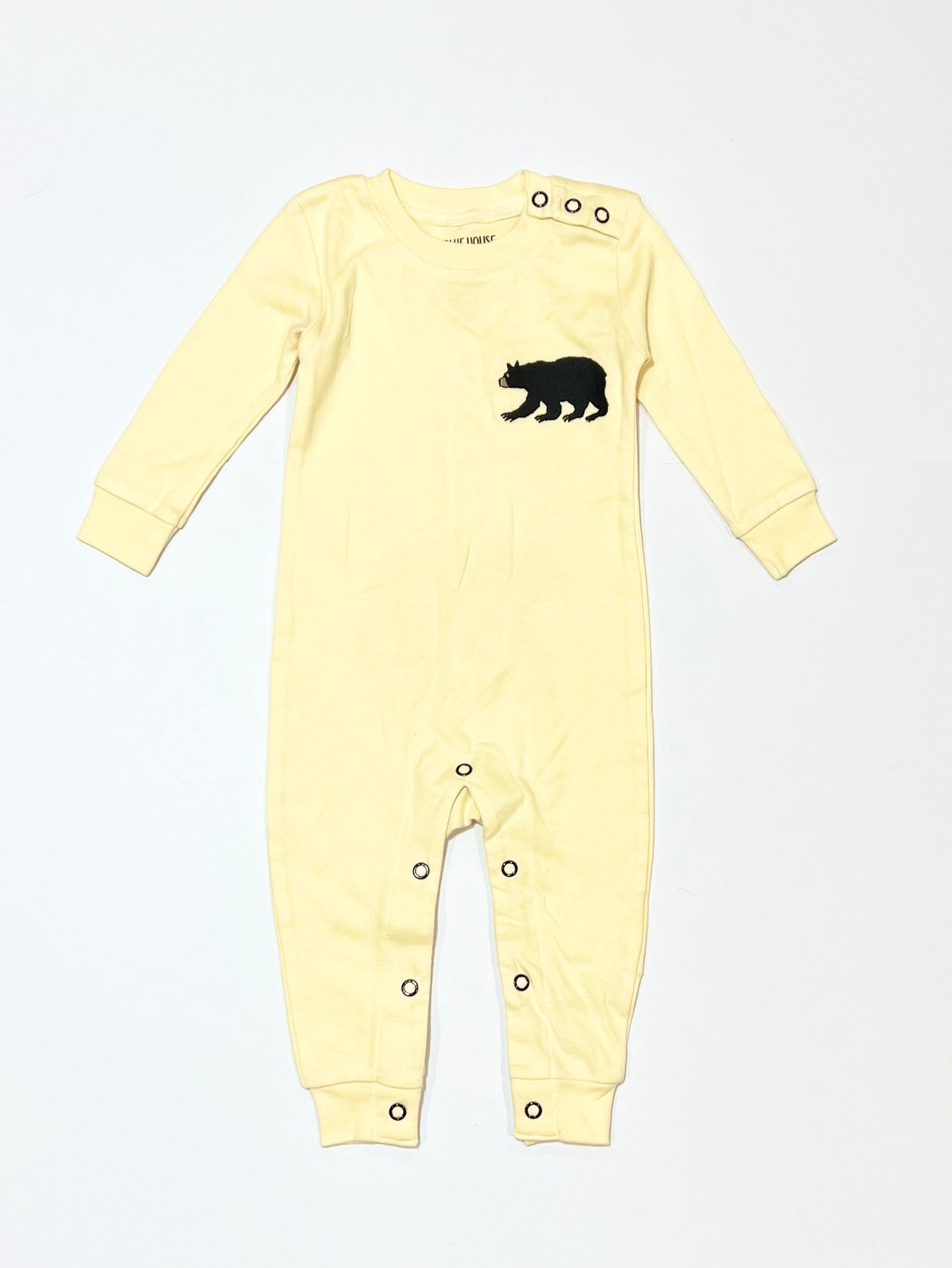 Yellow bear onesie - Size 00
