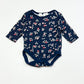 Navy floral bodysuit - Size 0000