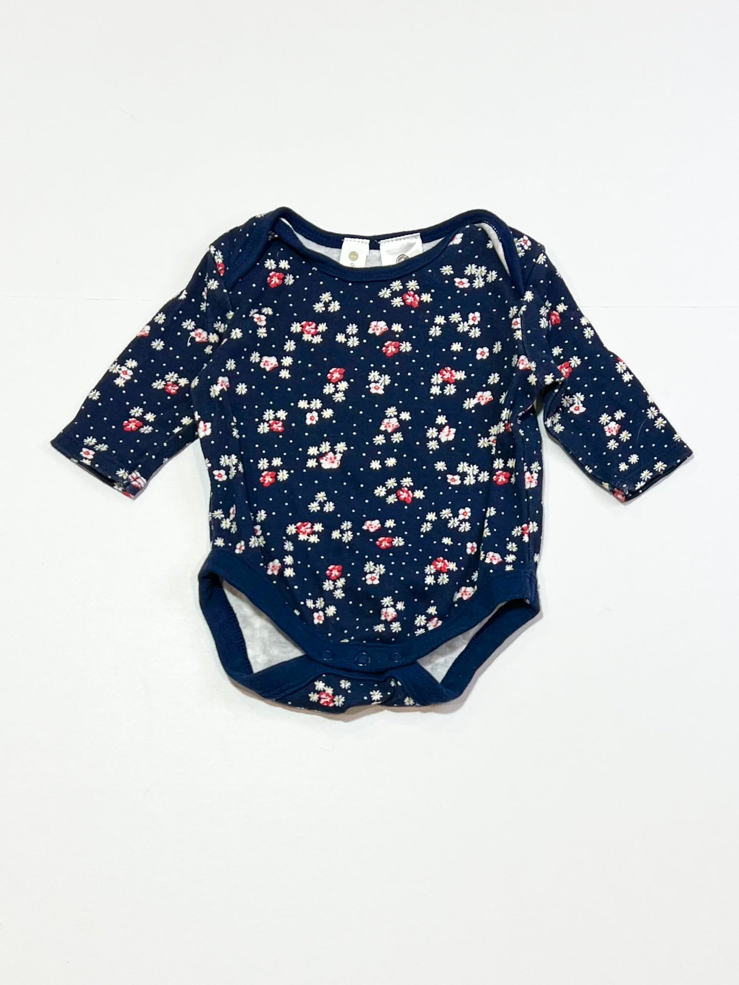 Navy floral bodysuit - Size 0000