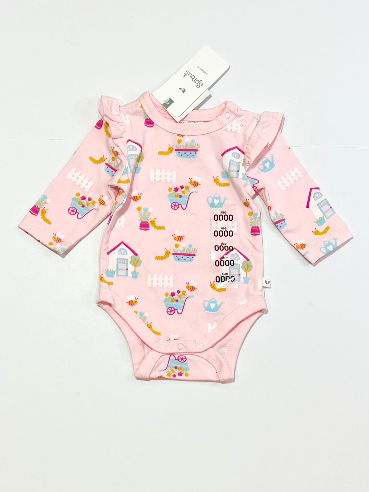 Pink bodysuit brand new - Size 0000