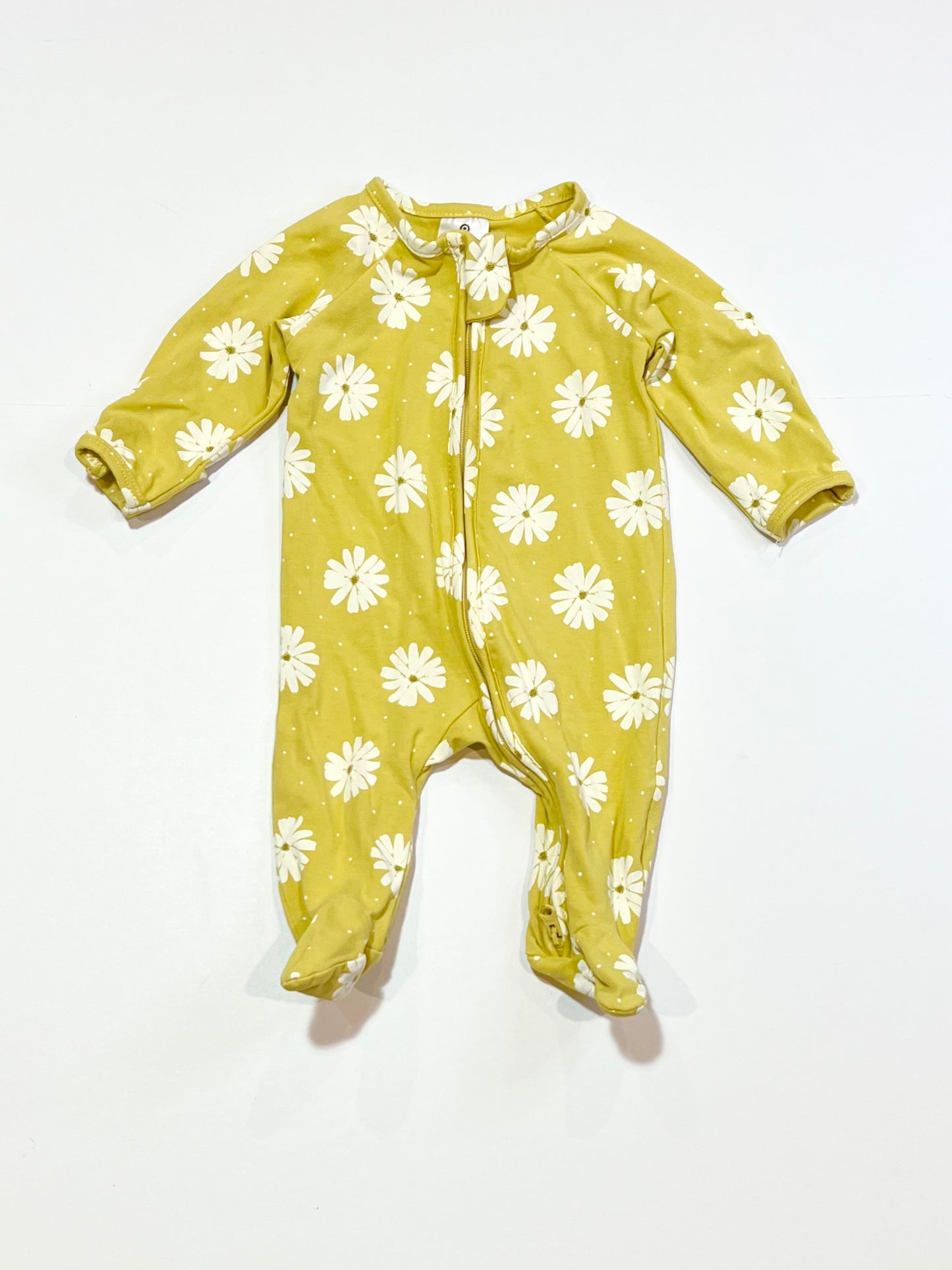 Floral zip onesie - Size 0000