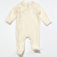 Cream zip onesie - Size 0000