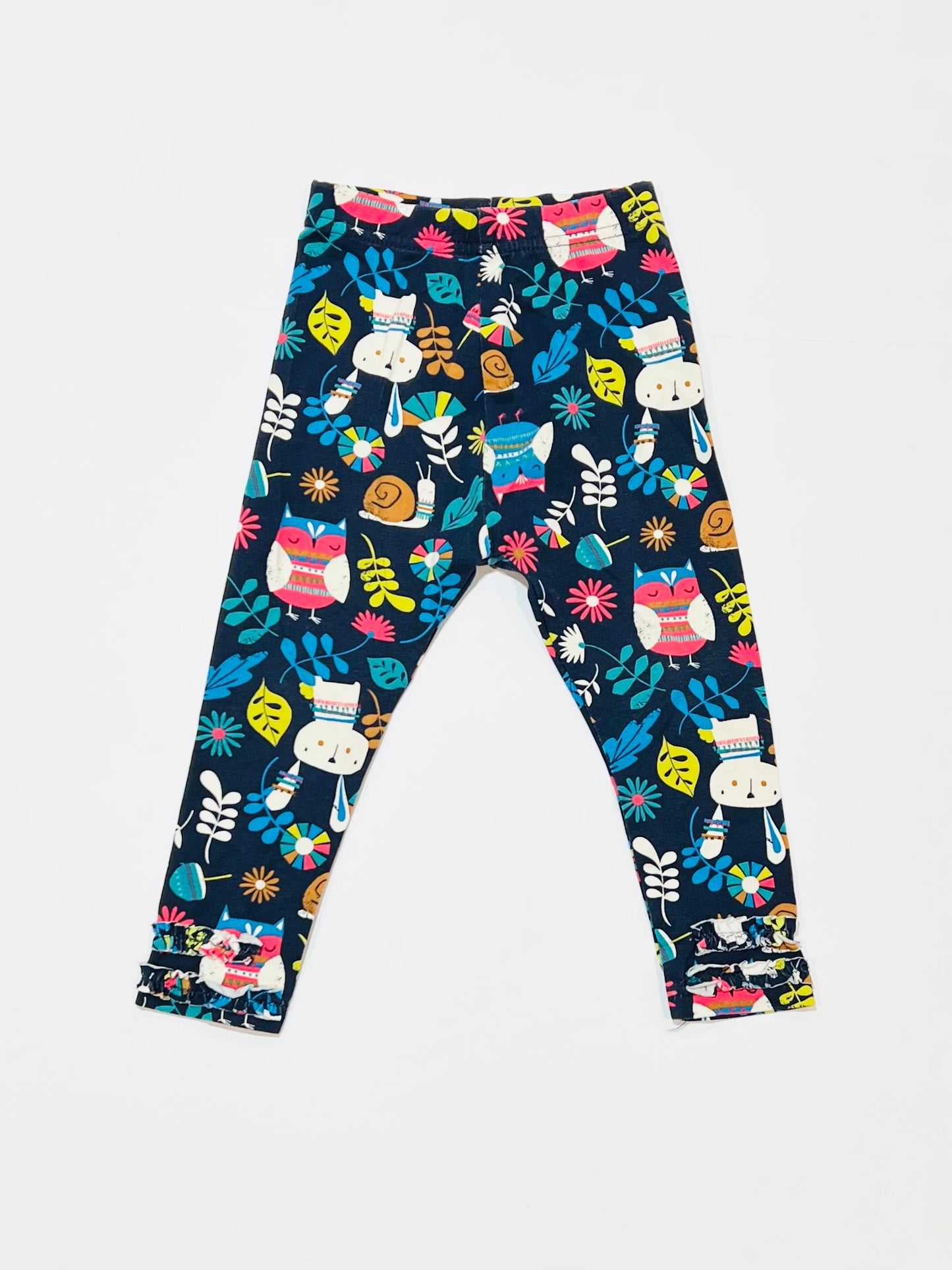 Navy bunny leggings - Size 1