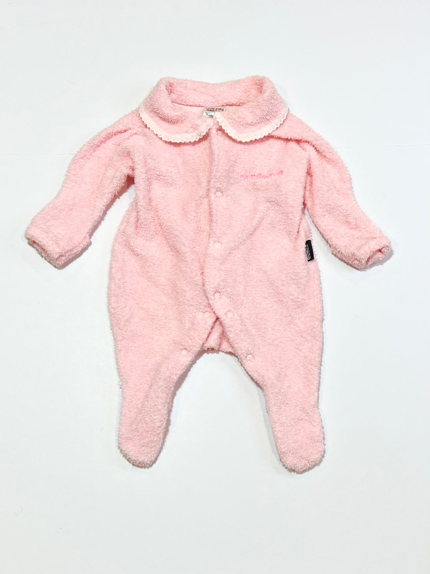 Pink terry Wondersuit - Size 0000