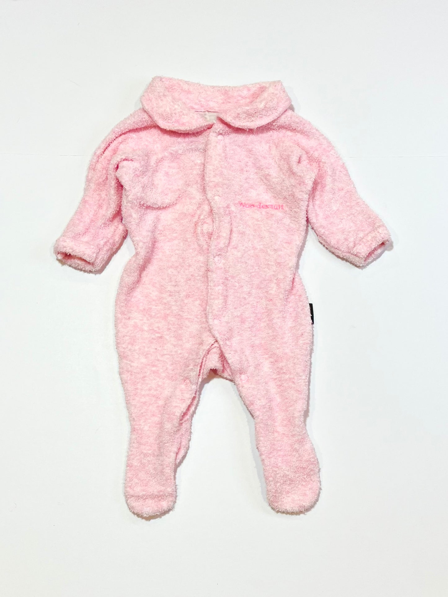 Pink terry Wondersuit - Size 0000