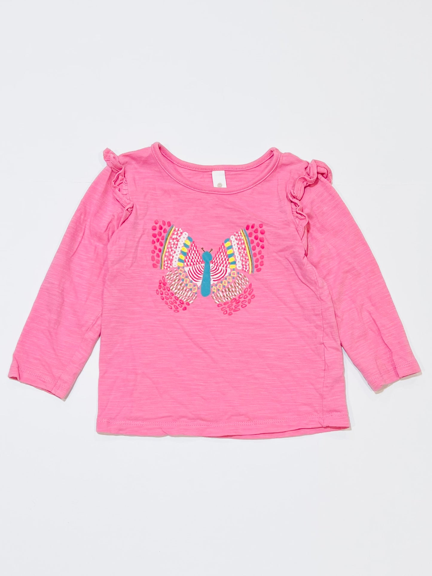 Pink butterfly top - Size 1