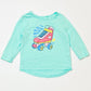 Glitter rollerskate top - Size 1