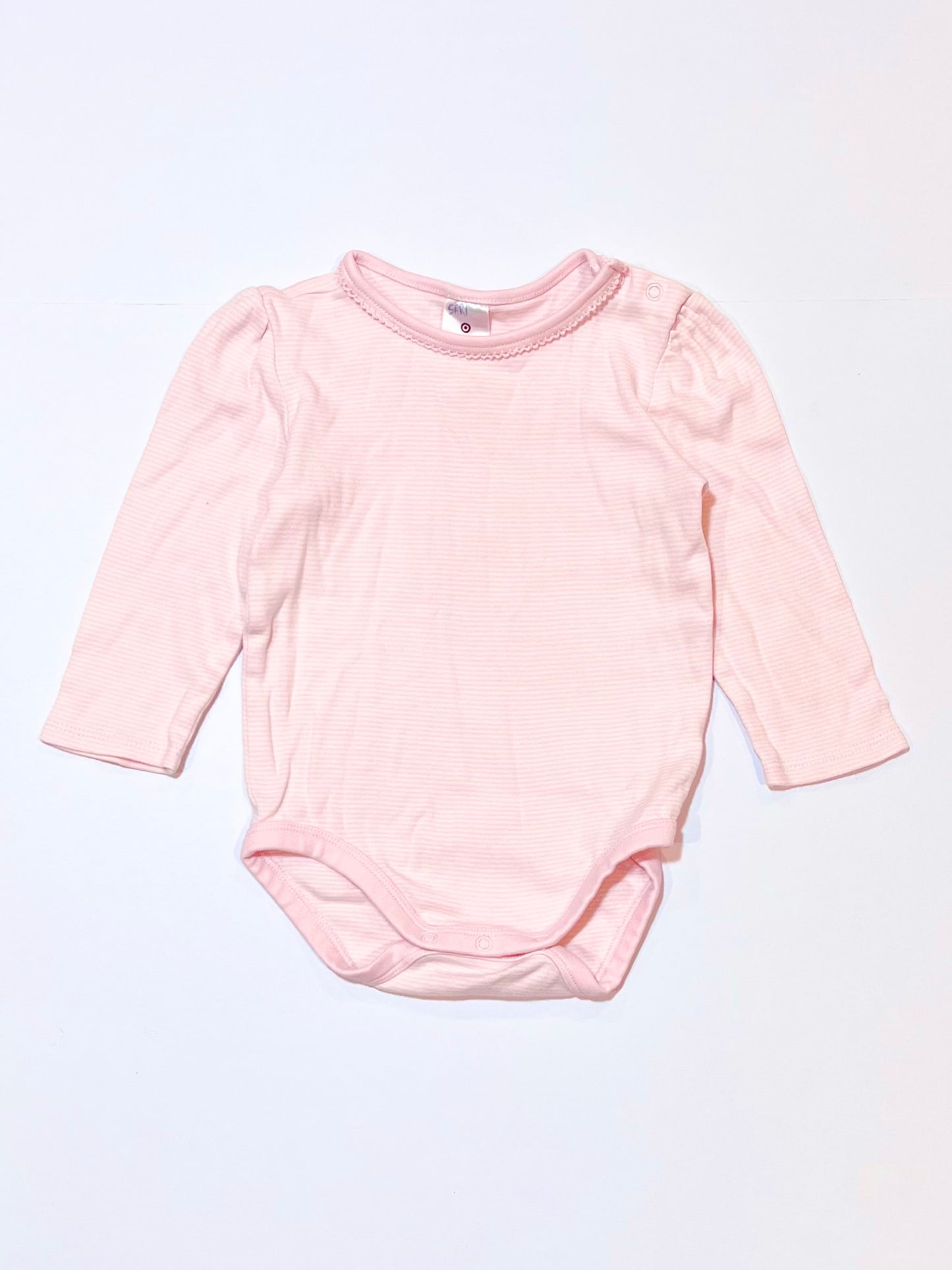 Pink striped bodysuit - Size 1