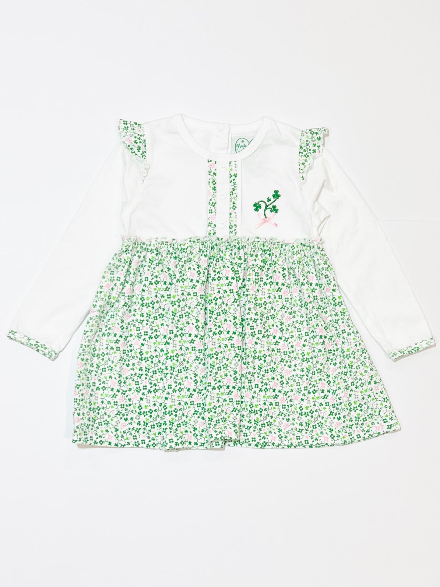 Floral jersey dress - Size 1-2