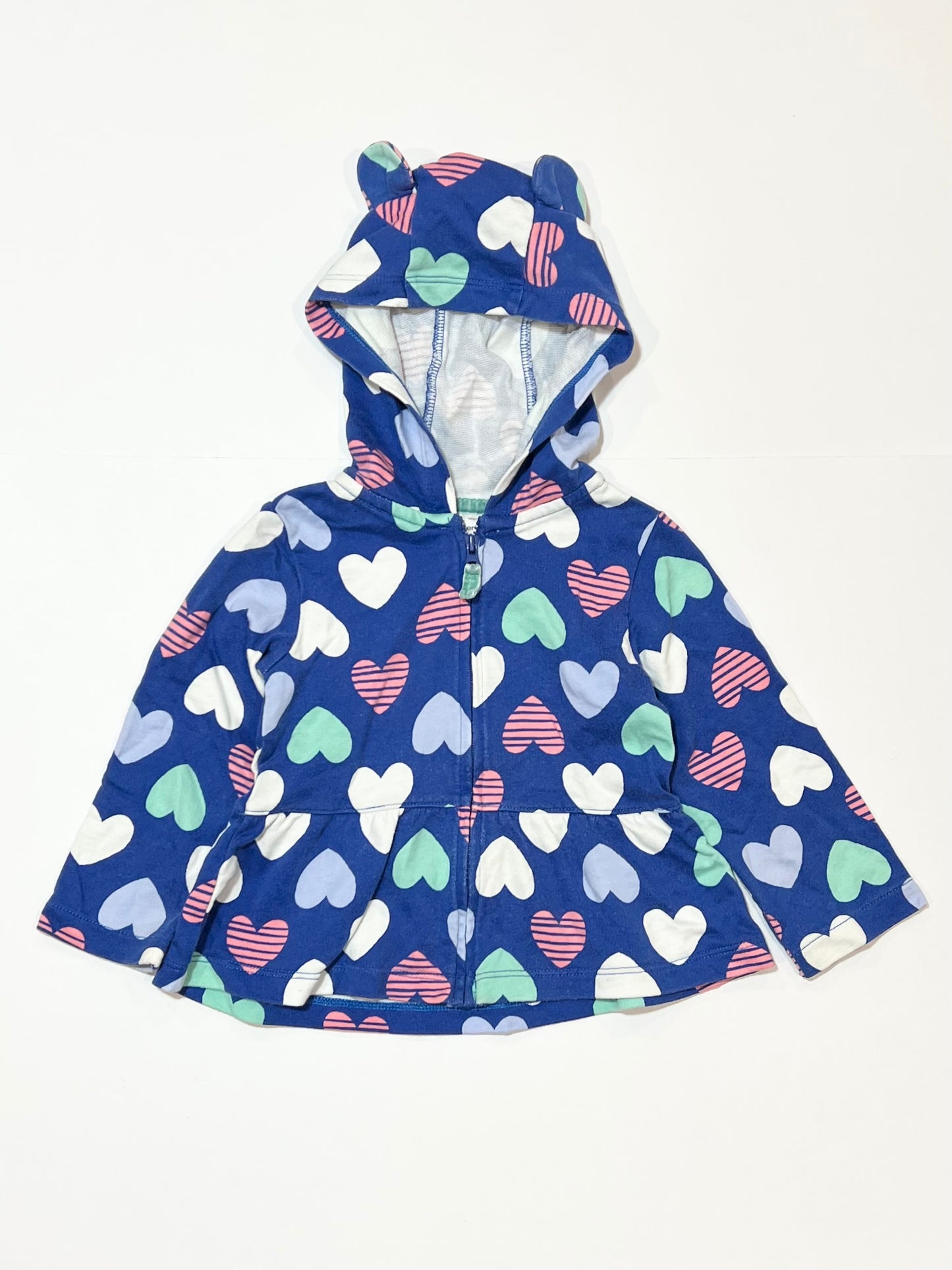 Hearts zip hoodie - Size 1