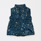 Navy stars puffer vest - Size 1