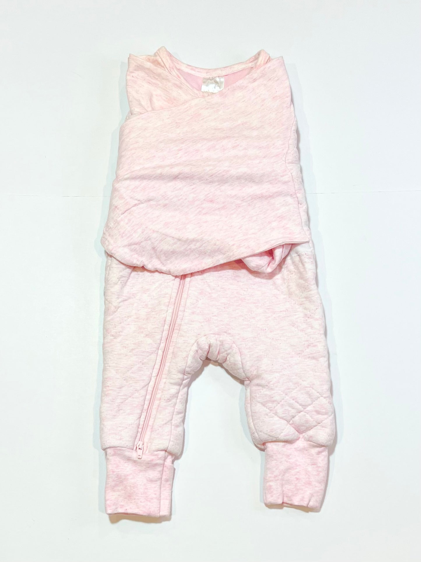 Pink swaddle suit - Size large